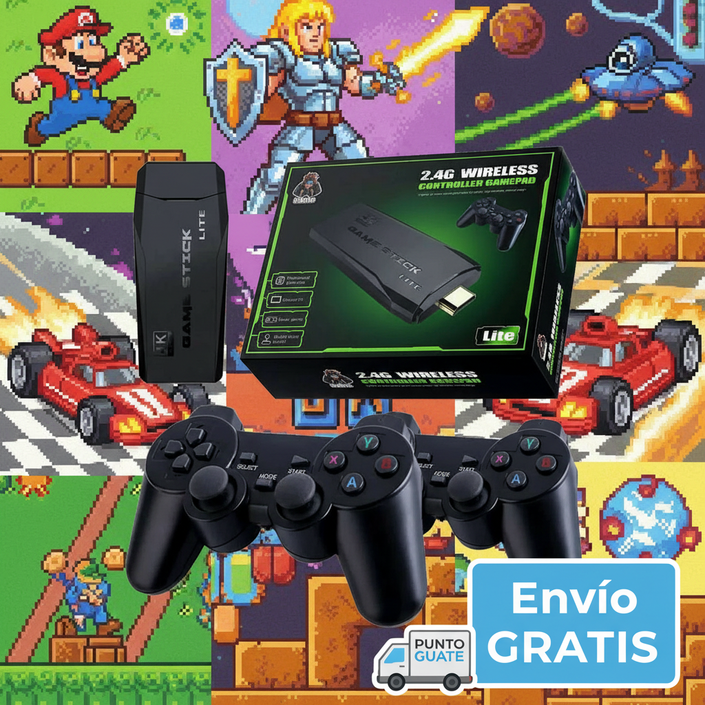 Game Stick 4K Lite +10,000 juegos! 🎮